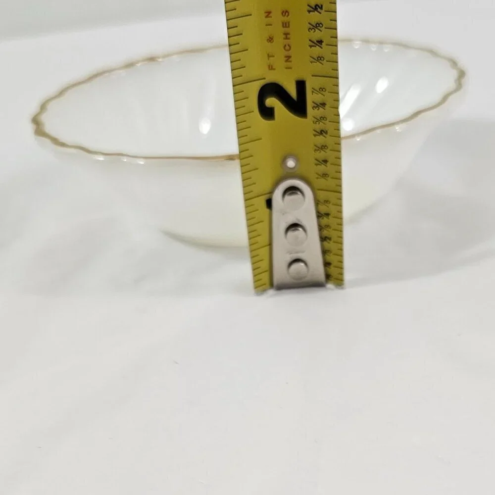 Anchor Hocking Fire King Milk Glass Custard Dessert Appetizer Bowls – Set of 4